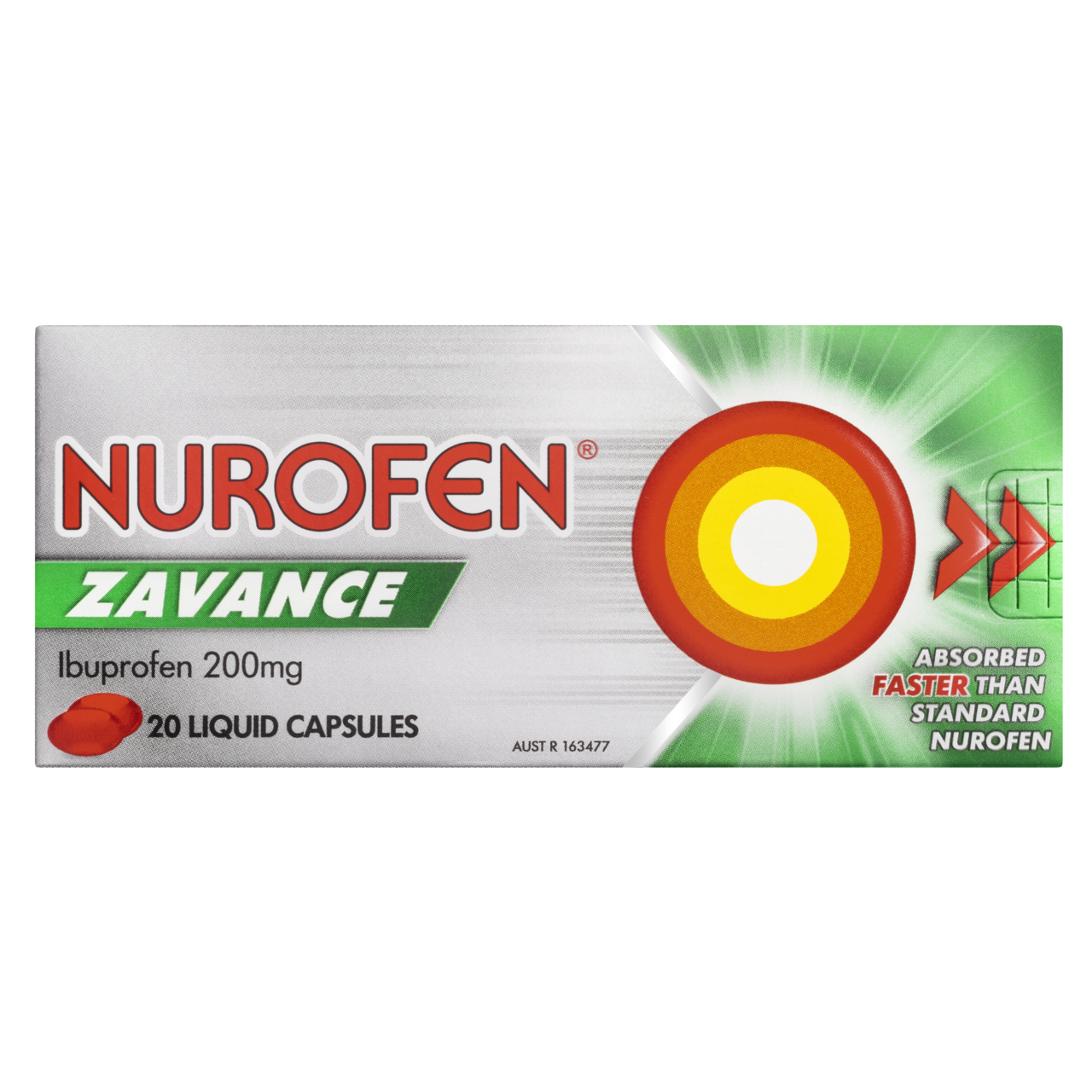 Nurofen Zavance Liquid Capsules Pain Relief Nurofen Australia